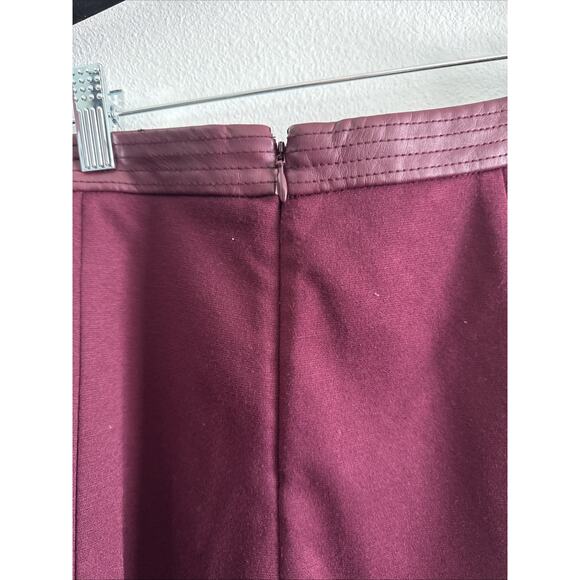 The Limited Skirt A-Line Maroon mini Holiday classic School Girl Womens size 4 - Picture 5 of 6